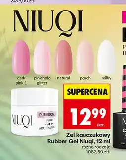 Biedronka Żel kauczukowy Rubber Gel Niuqi oferta