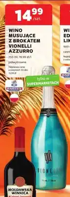 Stokrotka Wino musujące z brokatem Vionelli Azzurro oferta