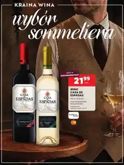 Stokrotka Wino białe półsłodkie Casa de Espadas Sauvignon Blanc oferta