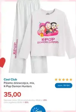 Smyk Piżama dziewczęca Cool Club K-Pop Demon Hunters oferta