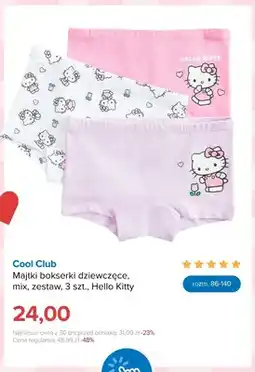 Smyk Majtki bokserki dziewczęce Cool Club 3-pak Hello Kitty oferta