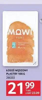 Selgros Łosoś wędzony plastry Mowi Pure oferta