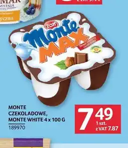 Selgros Deser mleczny Monte Czekoladowe 4-pak oferta