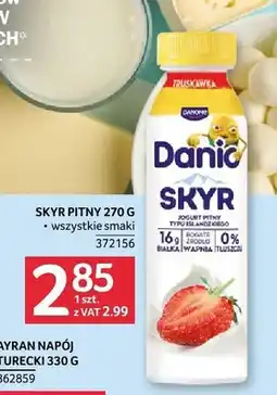 Selgros Jogurt typu islandzkiego Skyr pitny Danio oferta