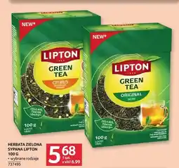 Selgros Herbata zielona sypana Lipton Green Tea Citrus oferta