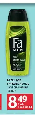 Selgros Żel pod prysznic Fa Men Sport Energy Boost oferta