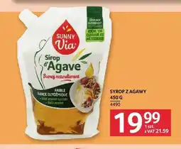 Selgros Syrop z agawy Sunny Via oferta