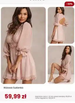 Renee Sukienka różowa Renee oferta