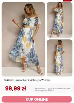Renee Sukienka Hiszpanka z Kwiatowym Wzorem Renee oferta