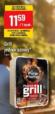 Polomarket Grill jednorazowy Fire & Flame Picknick grill oferta