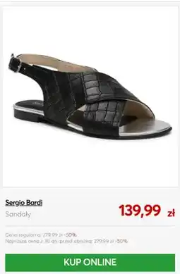 eobuwie Sandały Sergio Bardi oferta