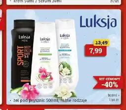 Drogeria Kosmyk Żel pod prysznic Luksja Men Sport oferta