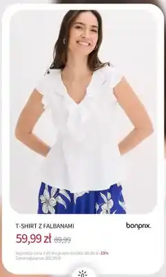 BonPrix T-shirt z falbanami bonprix oferta