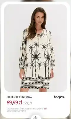 BonPrix Sukienka tunikowa Bonprix oferta