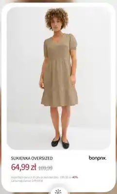 BonPrix Sukienka oversized bonprix oferta