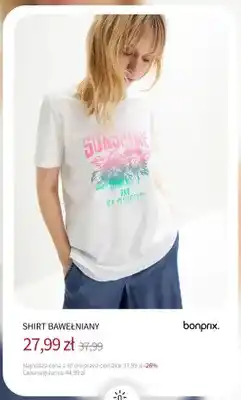 BonPrix T-shirt bawełniany Bonprix oferta