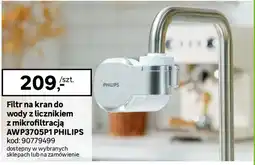 Leroy Merlin Filtr na kran do wody z licznikiem z mikrofiltracją AWP3705P1 PHILIPS oferta