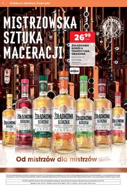 Stokrotka Żołądkowa Gorzka Tradycyjna, Smakowa oferta