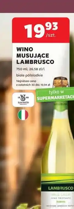 Stokrotka WINO MUSUJĄCE LAMBRUSCO oferta