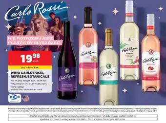 Stokrotka Wino Carlo Rossi, Refresh, Botanicals oferta
