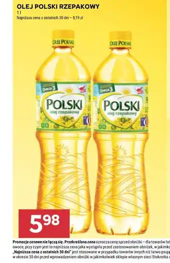 Stokrotka Olej Polski Rzepakowy oferta