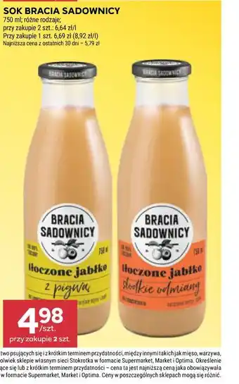 Stokrotka Sok Bracia Sadownicy oferta