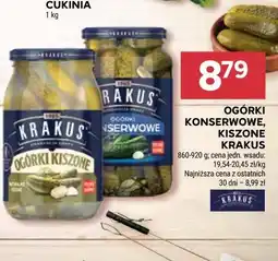Stokrotka Ogórki konserwowe, kiszone Krakus oferta