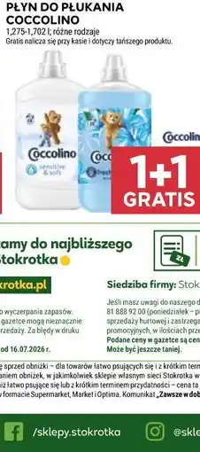Stokrotka Płyn do płukania Coccolino oferta