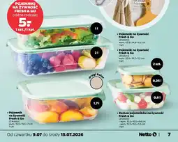 Netto Pojemniki na żywność Fresh & Go oferta