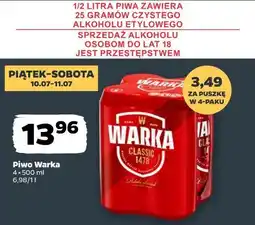 Netto Piwo Warka Classic oferta