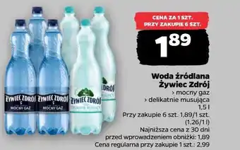 Netto Woda źródlana Żywiec Zdrój oferta