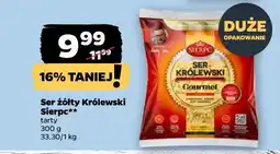 Netto Ser żółty Królewski Sierpc tarty oferta