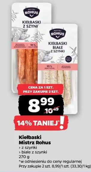 Netto Kiełbaski Mistrz Rohus oferta