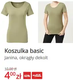 KiK Janina Koszulka basic, okrągły dekolt oferta