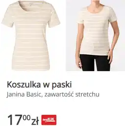KiK Koszulka w paski Janina Basic oferta