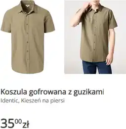 KiK Identic Koszula gofrowana z guzikami oferta