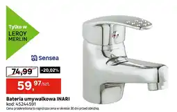 Leroy Merlin Bateria umywalkowa INARI oferta