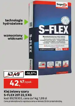 Leroy Merlin Klej żelowy szary S-FLEX 201 oferta