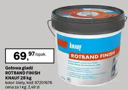 Leroy Merlin Gotowa gładź ROTBAND FINISH KNAUF oferta