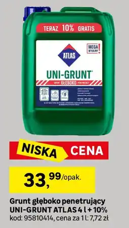 Leroy Merlin Grunt głęboko penetrujący UNI-GRUNT ATLAS 4 1+10% oferta