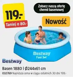Jula Bestway Basen 1880 l Ø244x61 cm oferta