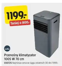 Jula Wilfa Przenośny klimatyzator 1005 W 70 cm oferta