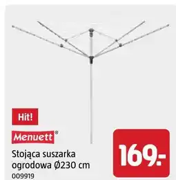 Jula Menuett Stojąca suszarka ogrodowa Ø230 cm oferta