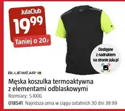 Jula BLUEWEAR Męska koszulka termoaktywna z elementami odblaskowymi oferta