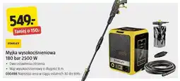 Jula Stanley Myjka wysokociśnieniowa 180 bar 2500 W oferta
