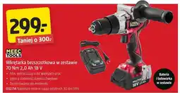 Jula MEEC TOOLS Wkrętarka bezszczotkowa w zestawie 70 Nm 2,0 Ah 18 V oferta