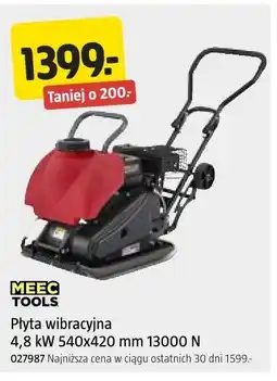 Jula MEEC TOOLS Płyta wibracyjna 4,8 kW 540x420 mm 13000 N oferta