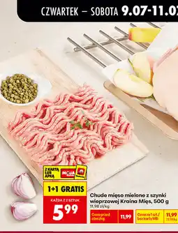 Biedronka Chude mięso mielone z szynki wieprzowej Kraina Mięs oferta