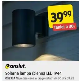 Jula Anslut Solarna lampa ścienna LED IP44 oferta