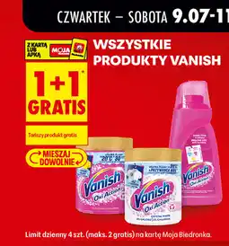 Biedronka Wszystkie produkty Vanish oferta